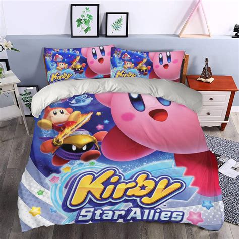 Personalized Kirby Bedding Set Inspired Kirby Birthday Etsy