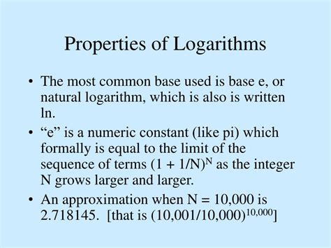 Ppt Logarithms Powerpoint Presentation Free Download Id5318708