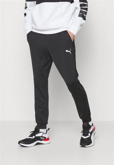 Puma Fit Taped Jogger Jogginghose Black Schwarz Zalando De