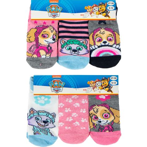 Pack X3 Chaussettes Patpatrouille Babychou Nc