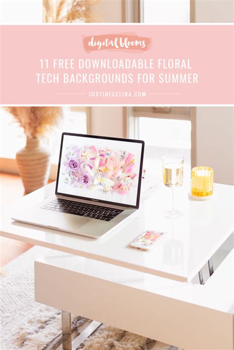 June Digital Blooms Roundup Free Tech Wallpapers Justinecelina