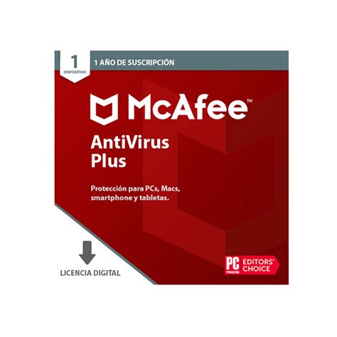 Antivirus Mcafee Antivirus Plus Para Dispositivo Meses Licencia