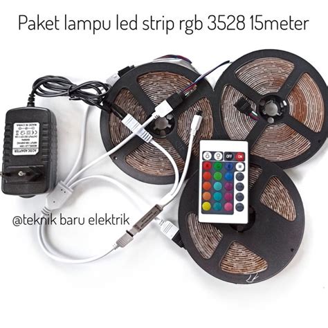 Jual Lampu Led Strip Rgb Paket M Indoor Outdoor Waterproof