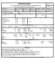 Paystub Pdf 1 Pay Period End DEPARTMENT OF DEFENSE 11 07 20 CIVILIAN