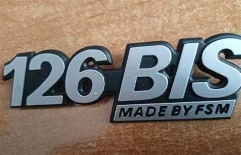 126p BIS MADE BY FSM Emblemat Fiat 126p Bis Tarnobrzeg Kup Teraz Na