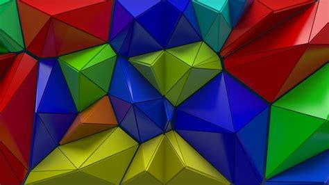 Render D Backgrouny Abstracto Geometr A Triangular Y Extruida