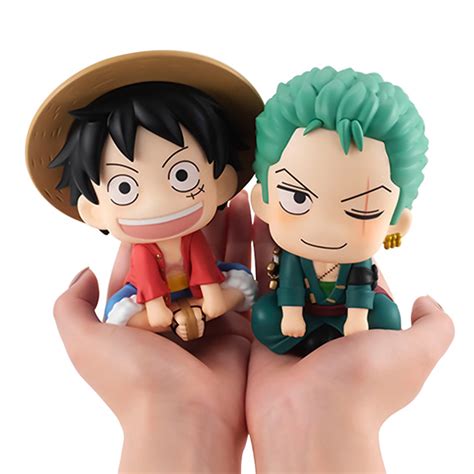 Pcs Anime One Piece Luffy Roronoa Zoro Q Vers O Pvc Modelo Toy Action