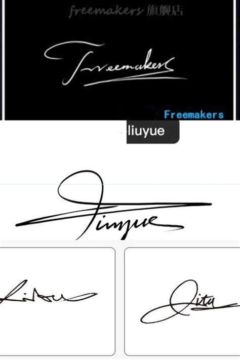 Personal Signature Custom Designs 3 Different Signatures Signature Design Custom Name Design