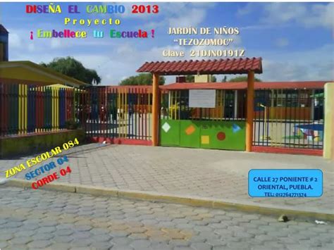 PPT JARDÍN DE NIÑOS TEZOZOMOC Clave 21DJN0191Z PowerPoint