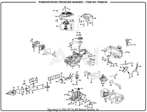 Homelite Ps80519 Powerstroke Pressure Washer Mfg No 090079257 Parts