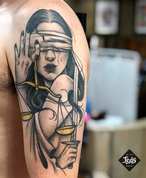 Tattoo Of Lady Justice