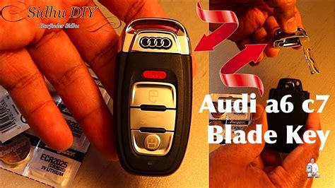 How To Open Audi A Key Fob