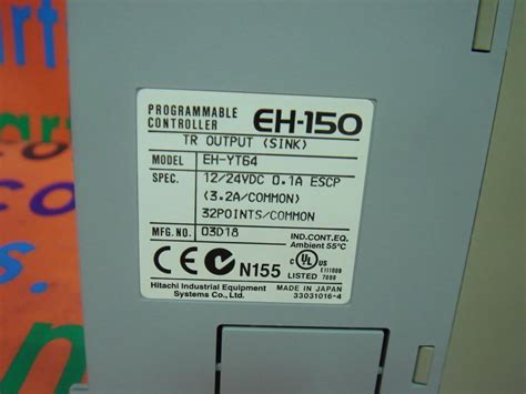 HITACHI PROGRAMMABLE CONTROLLER TR OUTPUT EH YT64