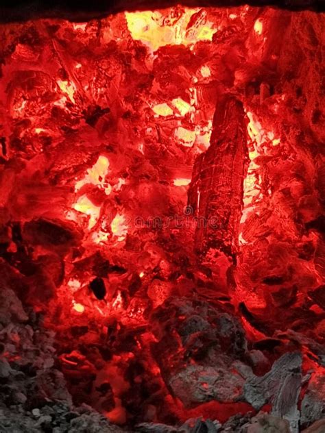 Very Hot Coal Fire Embers In The Countryside Stock Photo Image Of Fire Countryside 344520776
