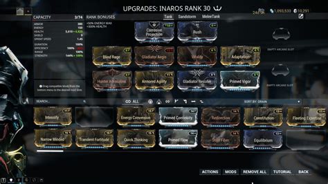 Inaros-Profit-Taker-Build | Warframe School