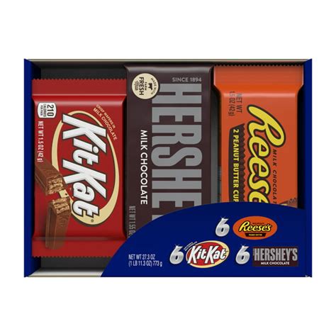 Hersheys Full Size Candy Bars Variety Pack 18 Ct