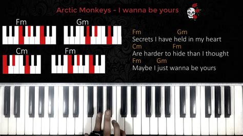 I Wanna Be Yours Arctic Monkeys Piano Tutorial Youtube