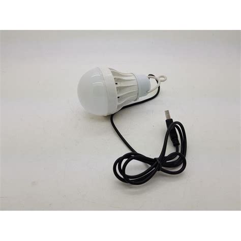 Jual Lampu Led Emergency Mitsuyama 5 Watt Bohlam Kabel USB 5w Shopee