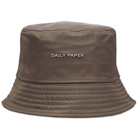 Daily Paper Azurki Bucket Hat Taupe Grey END HK