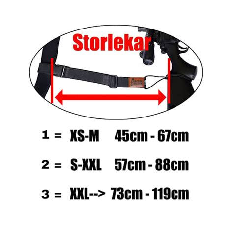 Safety Gun Strap 20 Strl 2 Orange Våbenetui And Våbenstropper Hylte