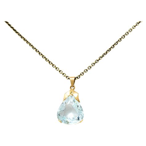 Aquamarine Necklace At Stdibs