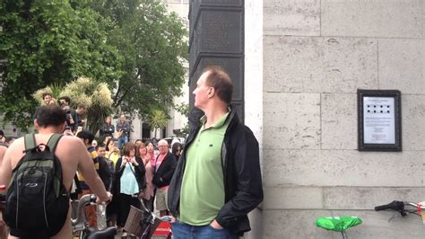 London Naked Bike Ride YouTube