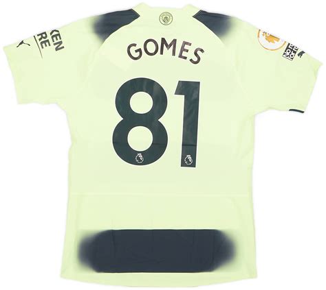 Manchester City Match Issue Third Shirt Gomes