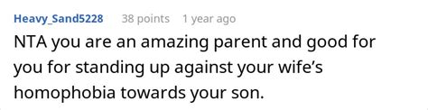 Man Hugs And Kisses Gay Son Angers Homophobic Wife