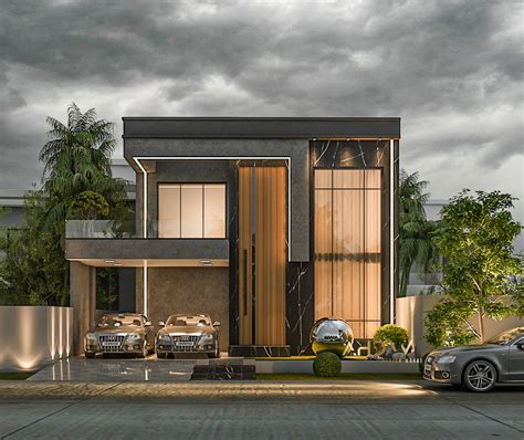 10 marla modern elevation design DHA Lahore :: Behance