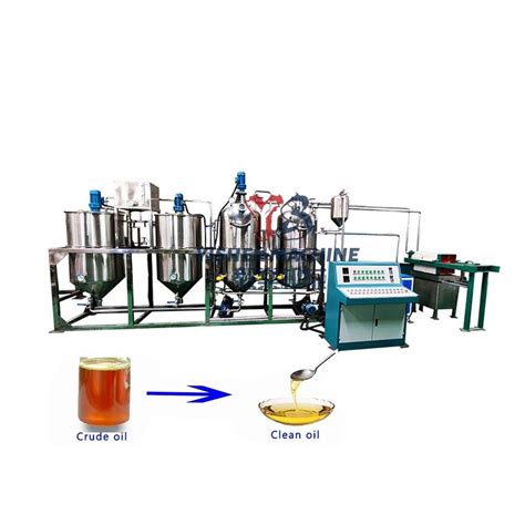 China Cooking Oil Refinery Machine Manufacturers Good Price Cooking