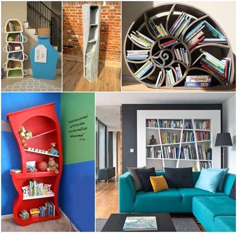 10 Quirky and Cool Bookcase Design Ideas