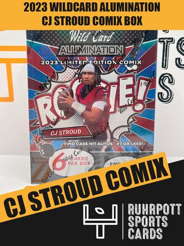 Wild Card Alumination Cj Stroud Rookie Comix Hobby Box Ruhrpott