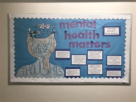 Printable Mental Health Bulletin Board