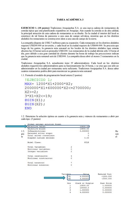 Ta Primer Examen Tarea Acad Mica Ejercicio Puntos