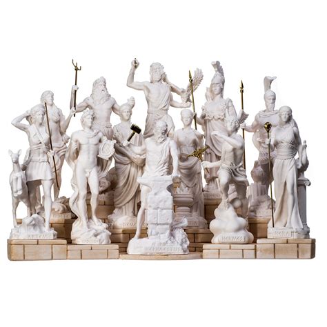 12 Greek Gods On Mount Olympus