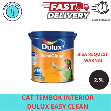 Jual Cat Tembok Interior Dulux Easy Clean L White Tinting Shopee