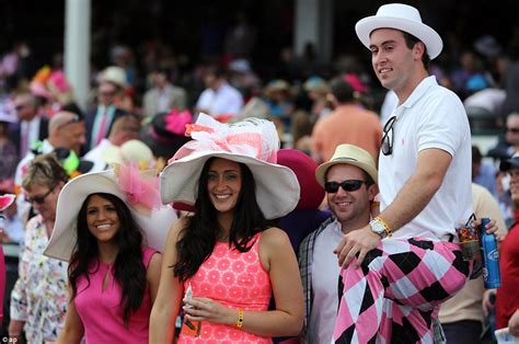 Hats Off To Them Spectators At Kentucky Derby Dont Let The Rain Spoil