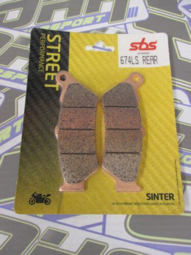 SBS Street Excel Sinter REAR Brake Pads For Triumph 2300 Rocket III 3