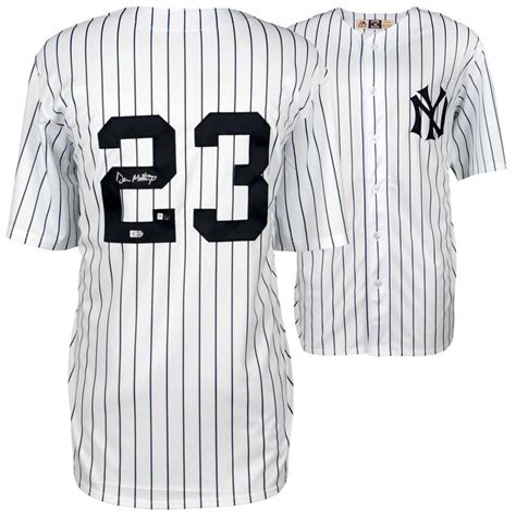 Don Mattingly New York Yankees Fanatics Authentic Autographed White