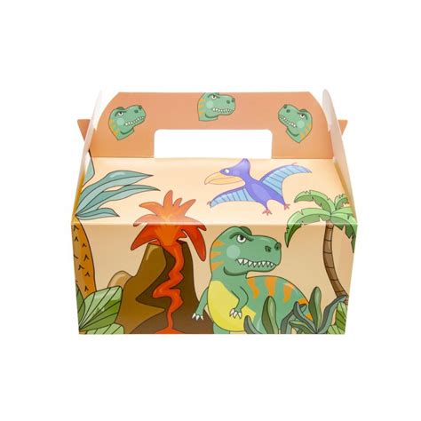 Boîte Carton Repas Menu Enfant Dinosaures Coti Jouets grossiste