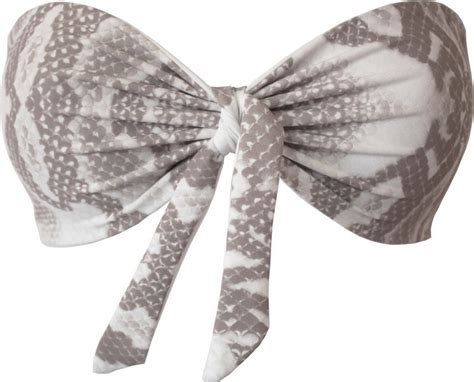 Terra Dea Loco Classic Reversible Bandeau Bikini Top Snake