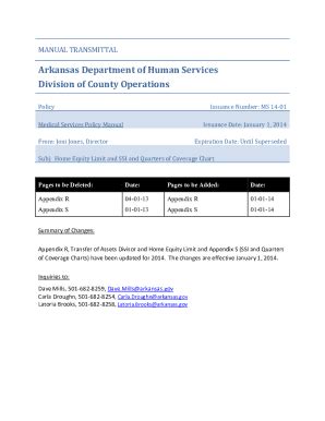 Fillable Online Humanservices Arkansas CMS Manual System Arkansas