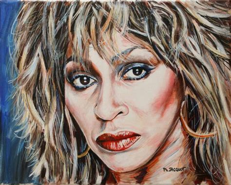 Tina Turner Painting By Philippe Jacquot Saatchi Art