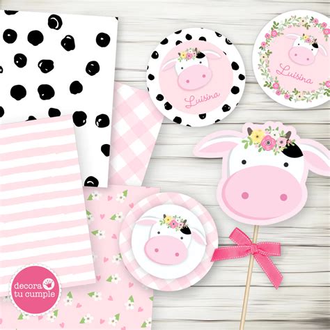 Girl Cow Farm Printable Party Package M Xico Lupon Gov Ph