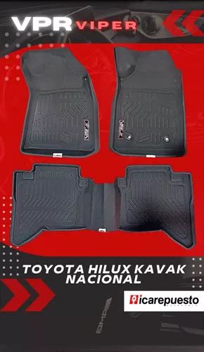 Alfombra Marca Viper Tipo Bandeja Toyota Kavak Hilux Naciona Mercadolibre