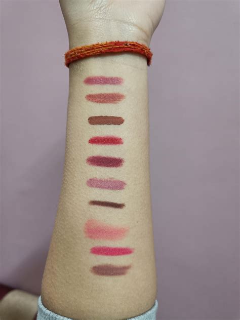 Swatches Of All The Lipstick I Own R Indianmakeupaddicts