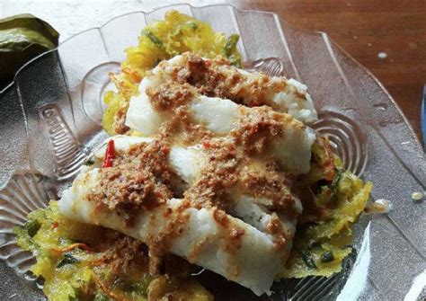 Resep Lontong Oncom