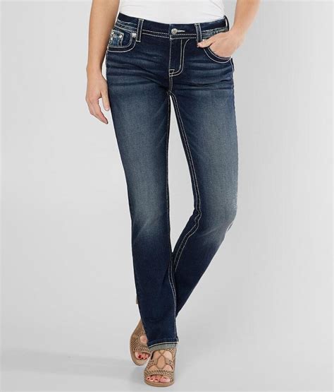 Miss Me Easy Straight Stretch Cuffed Jean Womens Jeans In K925 Buckle