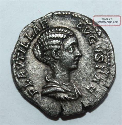 Roman Silver Denarius Of Pautilla