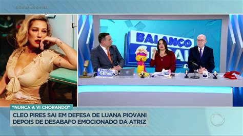 Balanço Geral on Twitter Ao vivo no BalançoGeral Cleo Pires sai em